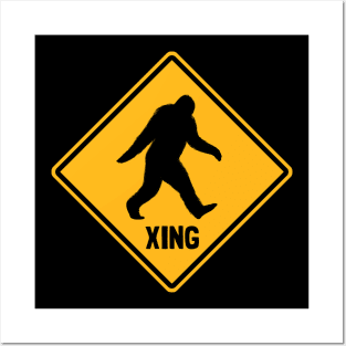 Bigfoot Crossing Posters and Art